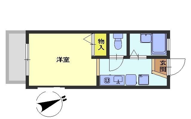 神奈川大学徒歩5分 フォルテ105号