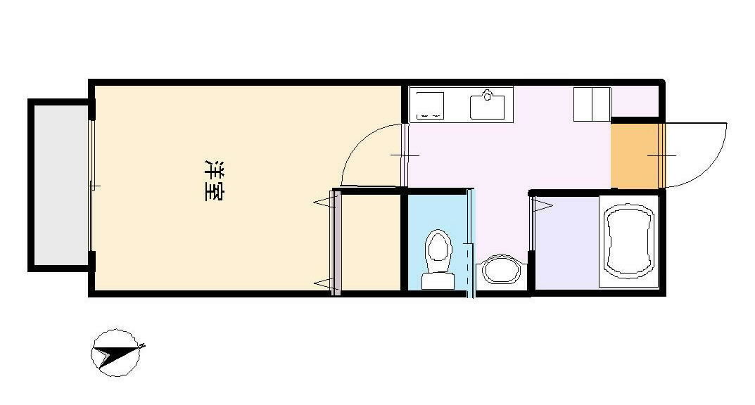 神奈川大学徒歩4分 WiFi無料 レヴィガート白楽102
